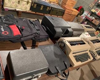 Selection of electric typewriters