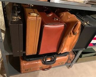 Vintage leather bags.