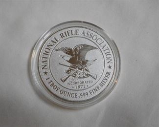 National Rifle Association - 1 Troy Ounce - .999 Fine Silver