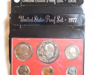 1977 - 1978 and 1979 Proof Sets