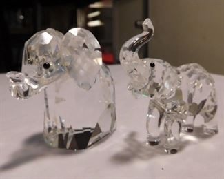 Swarovski Crystal Elephants