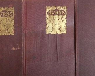 Three Volume Set of Robert Burns Poetry