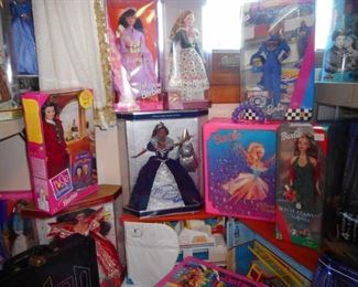 All different Barbie in Boxes..Holiday to Barbie Grad