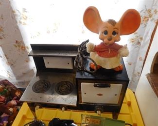 Antique Sales Man Sample, Metal Works, Oven , Stove