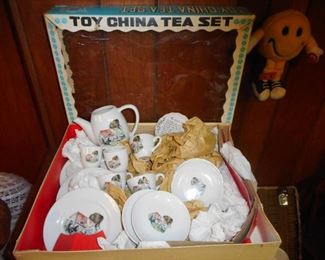 Vintage Toy China Tea Set in the Box