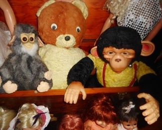 Carnival Stuffed Bear, Orangutan. Ideal Chimpy 