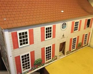 Vintage Wood Doll House