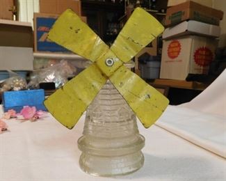 Windmill Candy Container 