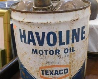 Havoline Motor Oil Gas Can