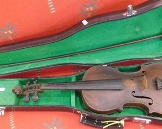 Early Violin and Case