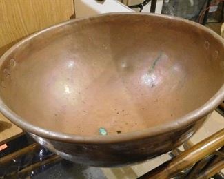 Large Copper Bowl