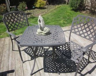 CAST Iron Patio Outdoor Suites and Lounge Chairs