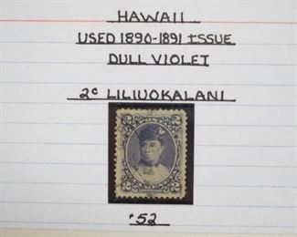 Hawaii Used 1890-1891 Issue