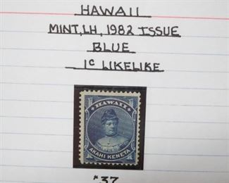 Hawaii Mint, LH, 1982 Issue