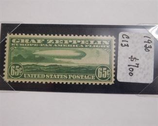 1930 Graf Zeppelin 65 Cent Stamp