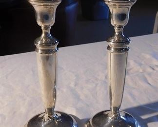 Sterling Candlesticks 