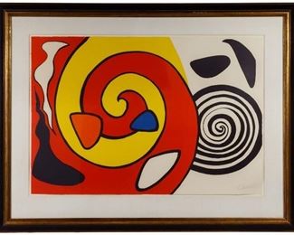 Alexander Calder American 1898 1976 Escargot Lithograph