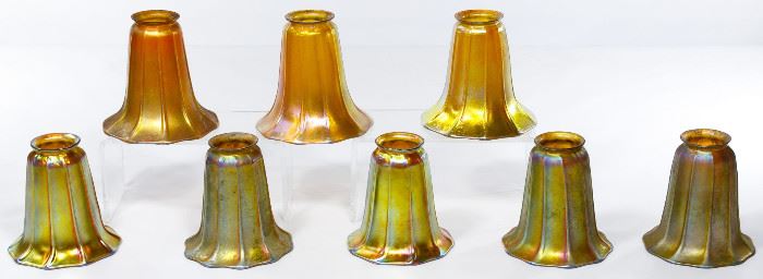 Steuben Art Glass Lamp Shades