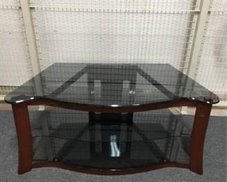 Bello Glass Top TV Stand
