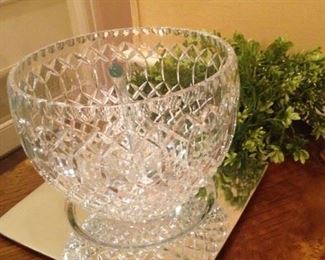 Gorgeous crystal punch/serving bowl
