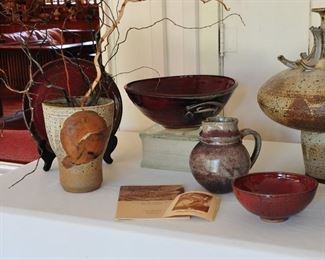 1960s ceramic studio art by Franz Kriwanek - used local West Texas materials to create his pieces.