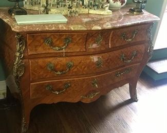Marble Top Bombay Chest