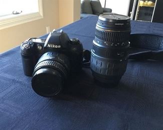 Nikon 35mm N80 camera. Quantaray 70-300mm lens.
