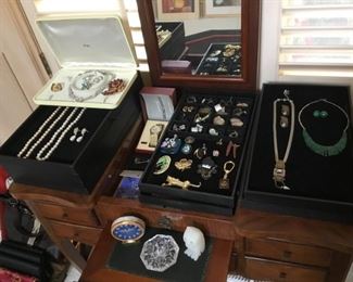 Men's Seiko Watch, Costume Jewelry and more.
