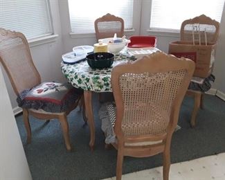 Table and four chairs...great shape!