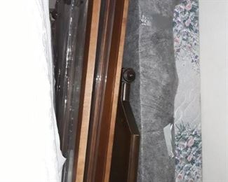 King size bed frame and headboard.