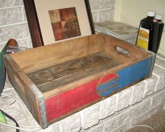 Old Pepsi Wooden Crate