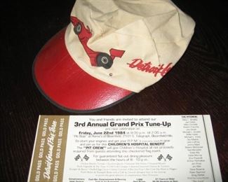 3rd Grand Prix ticket & hat