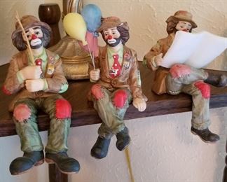 Emmett Kelly clowns