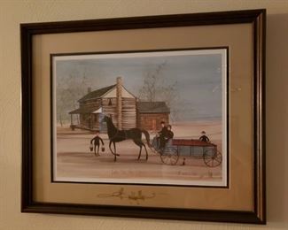 Another P Buckley Moss signed print