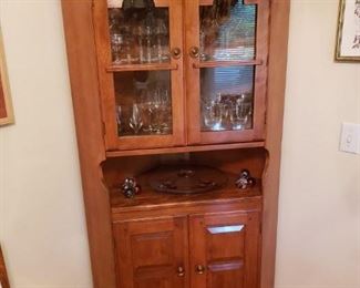 Lovely small size corner cupboard