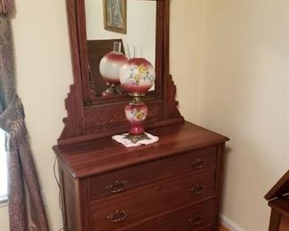 Antique Deesser with Mirror