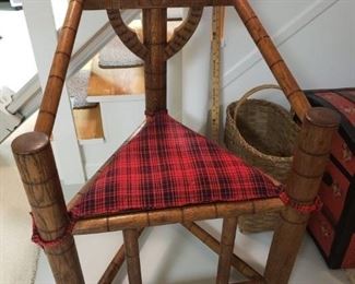 Arts and Crafts "Turner's" corner chair.