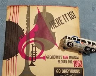 Greyhound musical slogan from 1963 and Hot Wheel