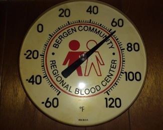 Bergen Community Regional Blood Center Thermometer