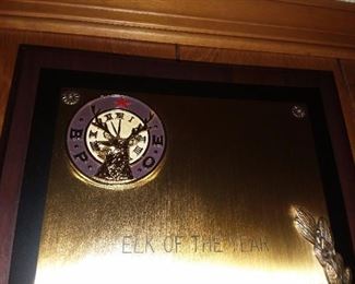 Elks Lodge Commemorative Plaque