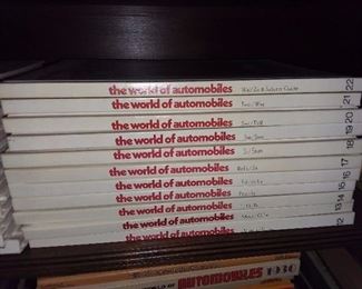 The World Of Automobiles Book Set
