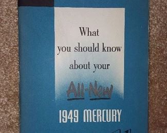 1949 Mercury Manual
