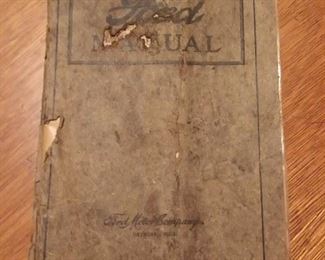 Original Ford Manual Pamphlet 1922