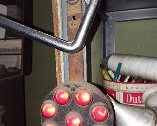 Antique Bumper Reflector W/ Original Marbles