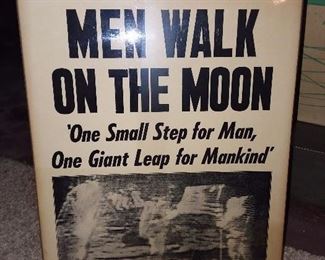 Daily News Men Walk On The Moon Plaque