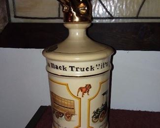 Mack Truck Decanter