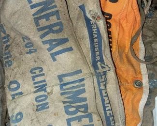 Vintage Canvas Advertising Aprons