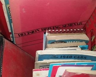 Vintage Car Books, Manuals, Etc.