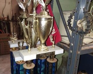Assorted Car Trophies