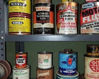 Vintage Advertising Cans